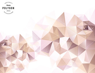 An abstract polygon vector pattern