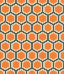 A Seamless Hexagonal Vector Background