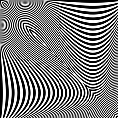 Design monochrome textured illusion background