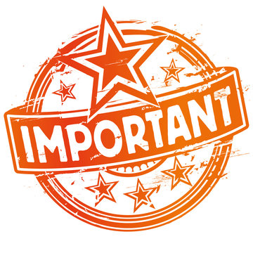 Stempel Important