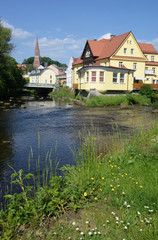 Fototapeta na wymiar Regen in Zwiesel