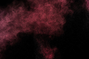 Abstract pink paint Holi.