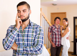 Quarrel among adult partners