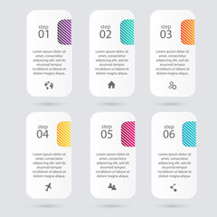 Vector colorful info graphics for your business presentations.