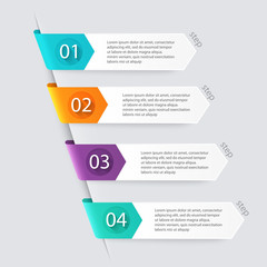 Vector colorful info graphics for your business presentations.