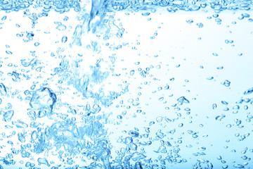 Bubbles of Air in the Water for Background Uses.