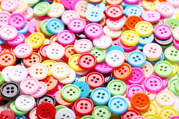 Fototapeta na wymiar Colourful Sewing Buttons for Background Uses.