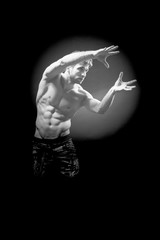  fitness model posing