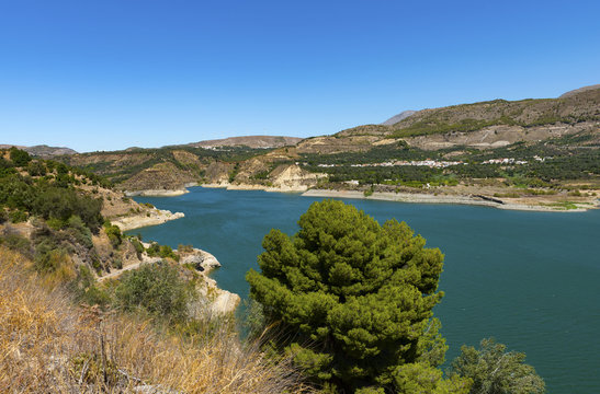 Beznar Reservoir , Granada Province, Andalusia, Spain