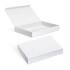 White Package Cardboard Box set