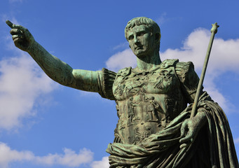 Caesar Augustus first emperor of Ancient Rome - obrazy, fototapety, plakaty