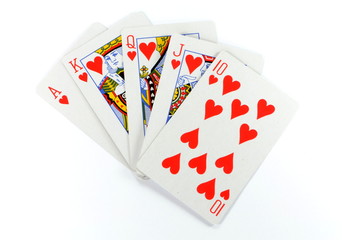 karty - poker królewski