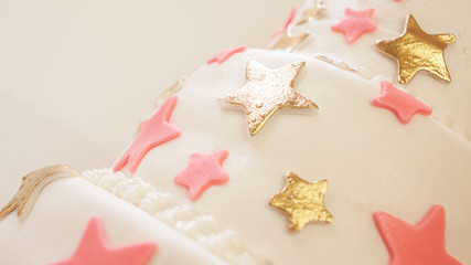 Fototapeta na wymiar Birthday Cake Details