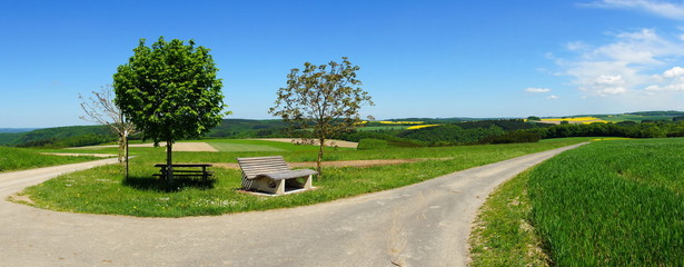 Weggabelung