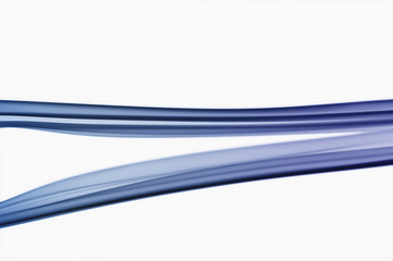 Real smoke on white background