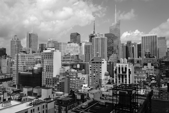 Fototapeta New York City Black and White