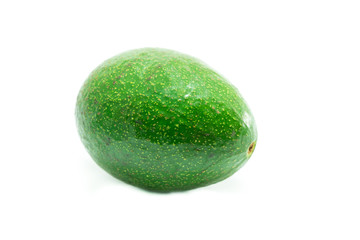 Avocado on a white background.