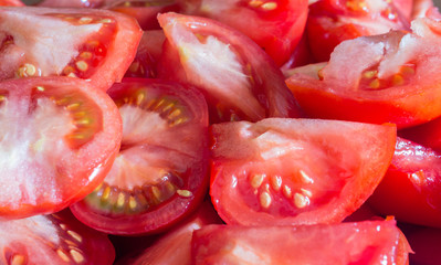 many tomato processing cooking
