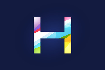 H letter vector logo icon symbol