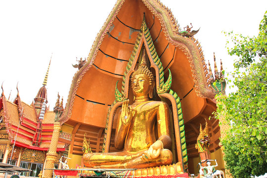 Big Buddha Statue at Wat Tham Sua Temple ,Kanchanaburi Province