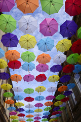 Fototapeta na wymiar Umbrella sky