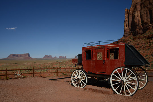 Postkutsche im Monument Valley