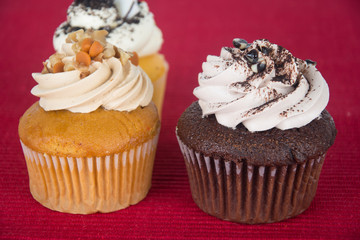 cupcake. cup cake on the background