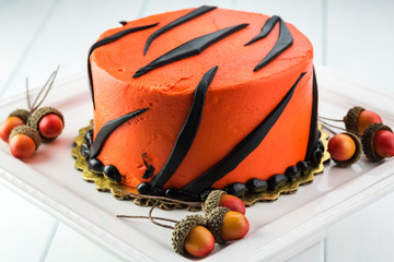Butter cream cake.