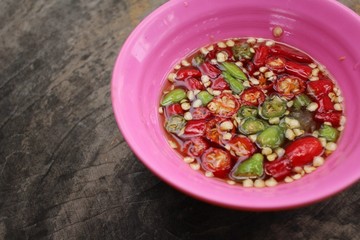 Fish sauce with chili