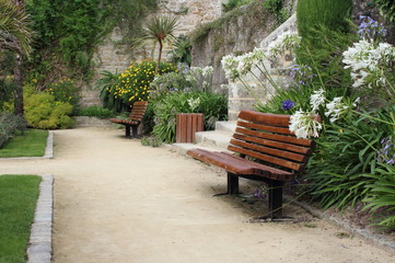 Obraz premium Le Jardin de la Retraite à Quimper