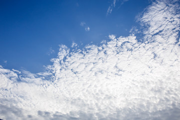 Naklejka na ściany i meble Pattern of clouds in the sky