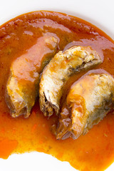 canned mackerel in tomato sauce