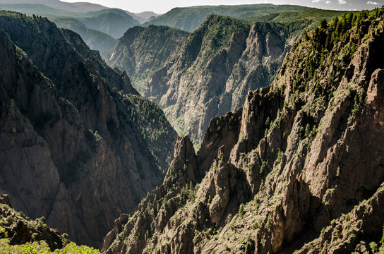 Jagged Cliffs of Black Canyon