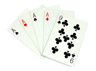 karty - układ pokerowy © robert6666