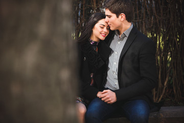 Fototapeta premium couple in the park