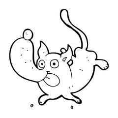 cartoon funny dog