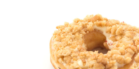 sweeties donut on white background