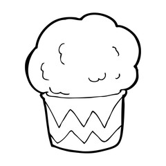 cartoon cupcake