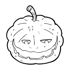 cartoon halloween pumpkin
