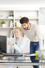 Fototapeta premium Young professional at office