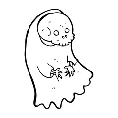 cartoon spooky ghoul