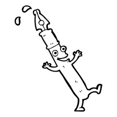 cartoon pen character