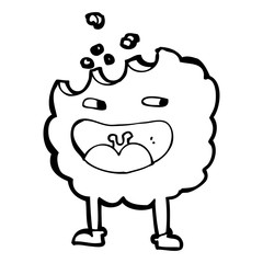 cookie cartoon character