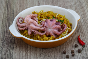 Seafood risotto
