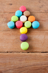 Arrow colorful French Macaroon