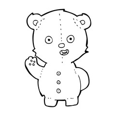 cartoon teddy bear