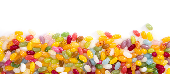 Jelly Beans (isolated on white)