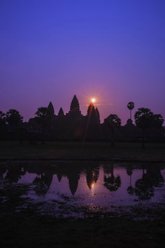 Sunrise at Angkor Wat World Heritage, Siem Reap, Cambodia