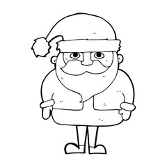 cartoon santa claus