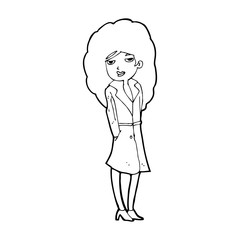 cartoon female spy